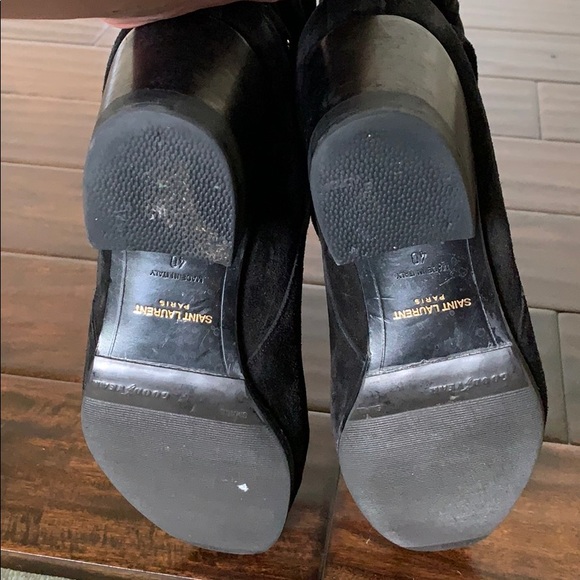 Saint Laurent Suede Jodhpur Booties - Picture 5 of 5